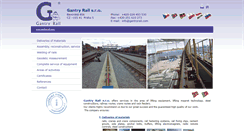 Desktop Screenshot of gantryrail.com